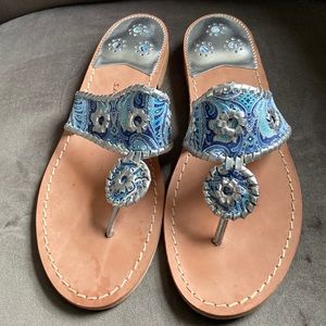 Blue Paisley Jack Rogers